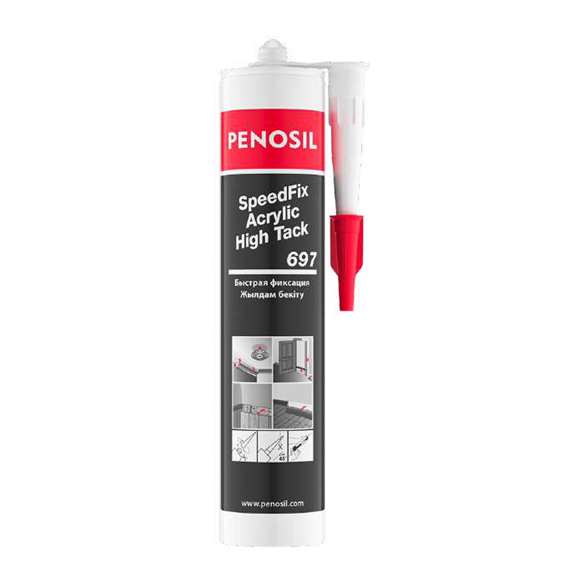 Монтажный клей Penosil SpeedFix Acrylic High Tack 697